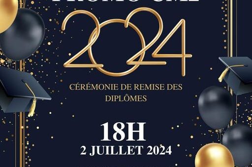 🎓 Cérémonie de remise de diplômes de la Promo CM2 2024 ✨